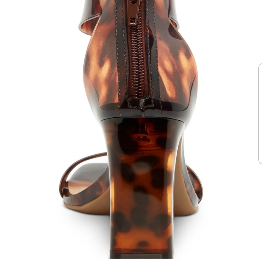 INC Makenna Two-Piece Clear Vinyl Dress Sandals - Picture 3 of 11